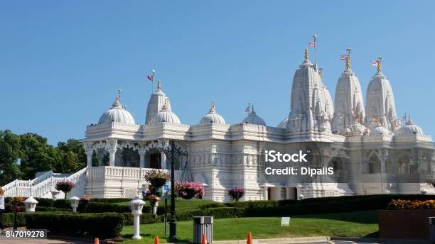 Baps Swaminarayan Temple Stock Photo - Download Image Now - USA, Neasden Temple, Toronto