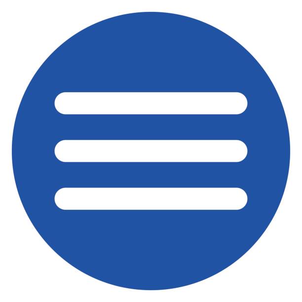 Three Blue Lines In A Circle Logo