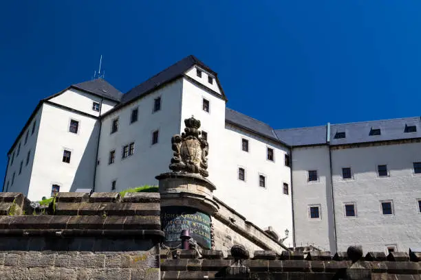 Konigstein fortress in Germany at summer daytime