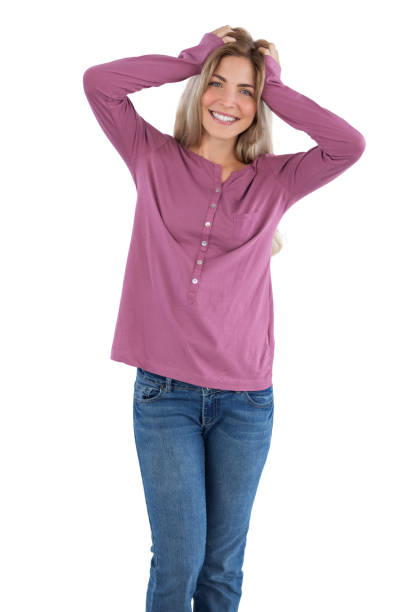 istock Happy woman with hands on head 847039214