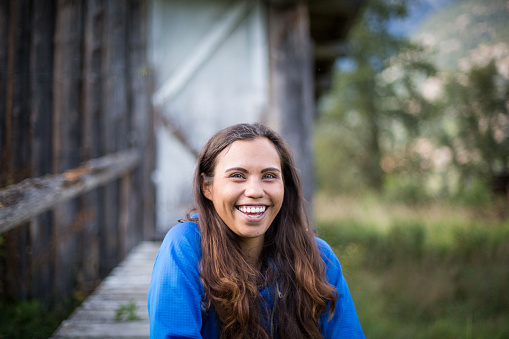 Retrato de una mujer indígena en Canadá photo