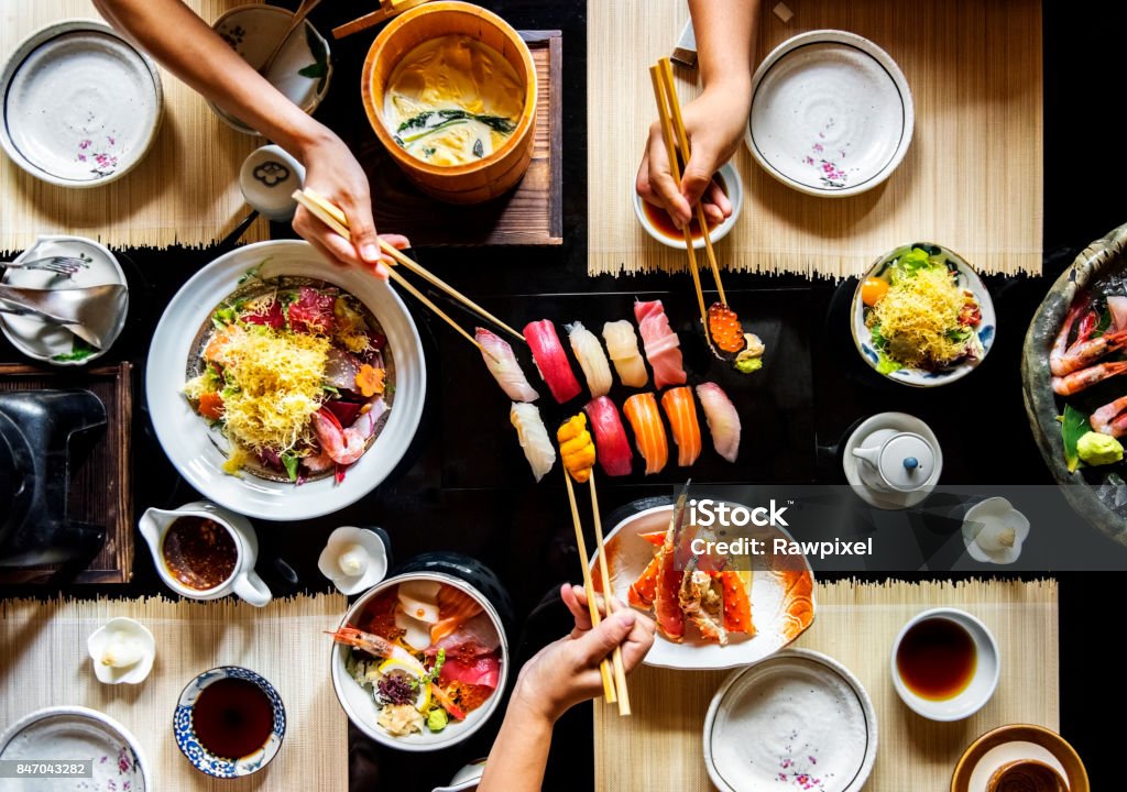 Japanese dining healthy food Japanese Food Stock Photo