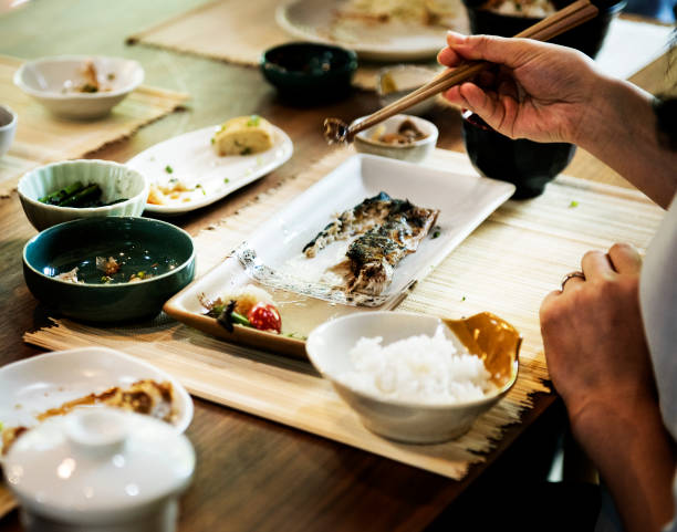 istock Japanese food set on the table 847043608