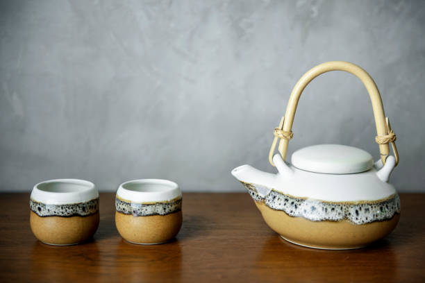 istock Asian culture tea pot set 847044002