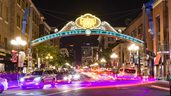 The famous night place of San Diego in downtown.