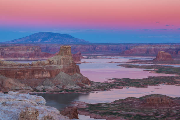 istock Lake Powell, Arizona, landscape, at sunset 847070146