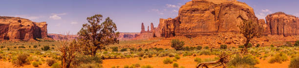 istock Panorama of the Valley of Monuments. Plain and Rocks Three Sisters 847073016