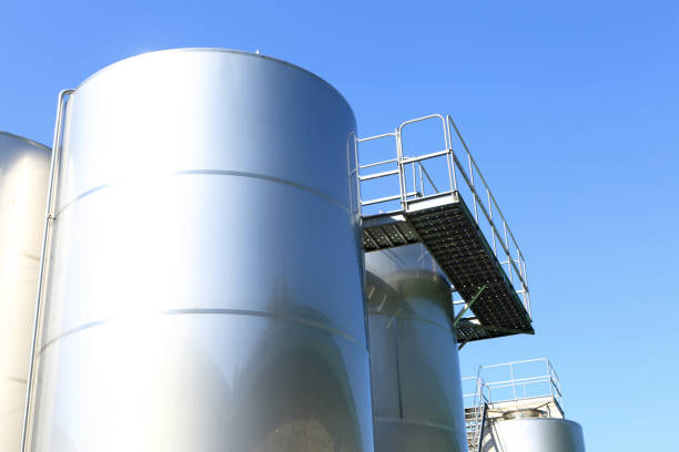istock Steel tanks at winery 847076572