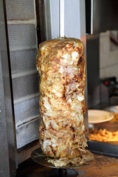 istock Cooking shawarma on street 847076618