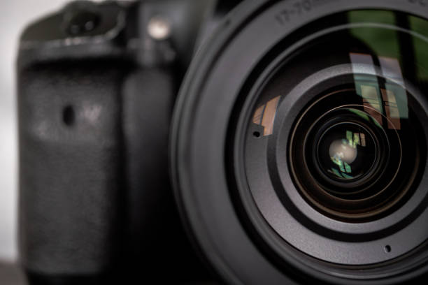 istock Close up of the camera lens. 847085418