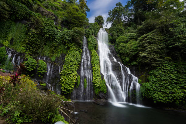 istock Banyumala twin waterfall, Wanagiri, Bali 847093208