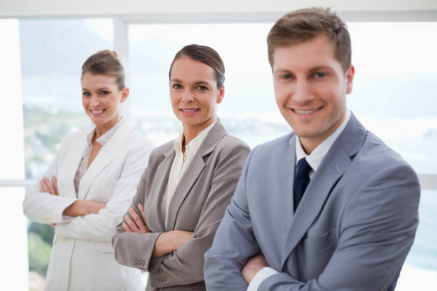 istock Marketing department with arms folded 847105220