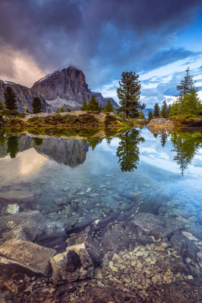 istock Mountain reflecting in a mirror lake 847118750
