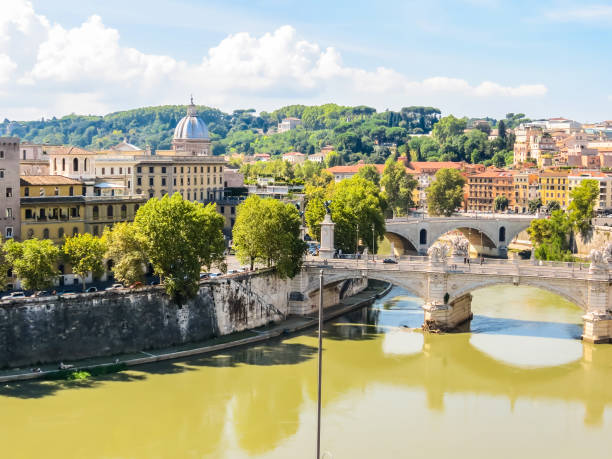 istock Rome cityscape. Tiber River, Rome, Italy 847125730