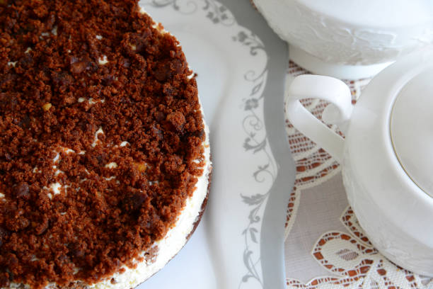 istock Homemade cake made from sour cream 847133068