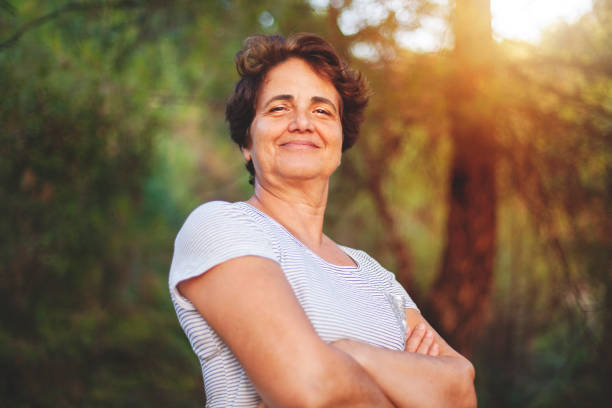 Mature Woman Smiling