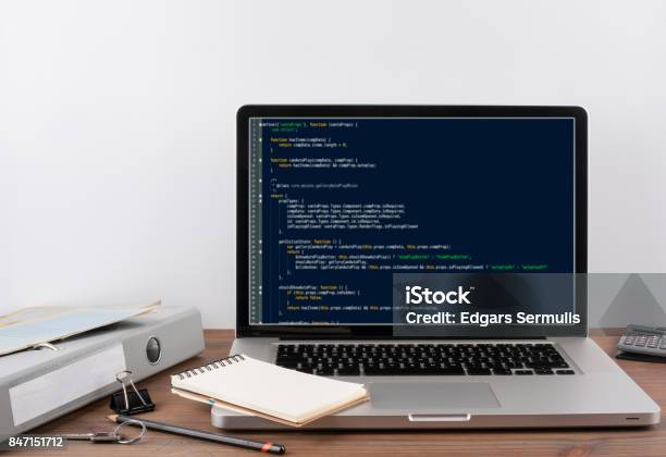 Layar Coding Pemrograman Kode Program Pada Layar Komputer Latar Belakang Teknologi Pemrograman ...