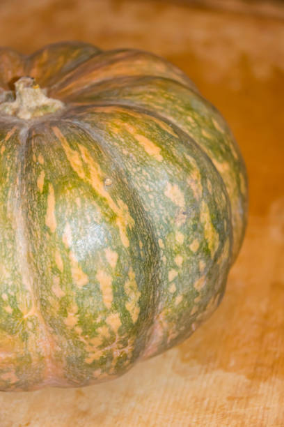 istock greenish ripe pumpkin on  wooden background 847151926