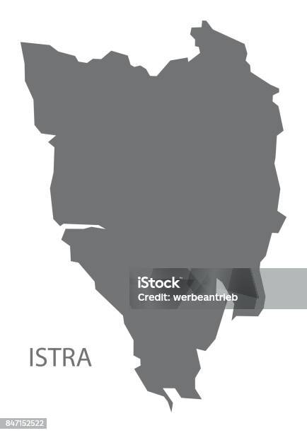 イストラ半島クロアチア灰色郡地図イラスト シルエット図形 イラストレーションのベクターアート素材や画像を多数ご用意 イラストレーション
