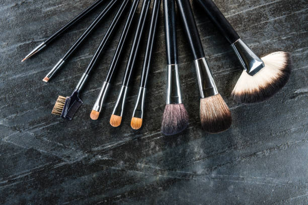 istock high angle view of professional cosmetic brush 847152610