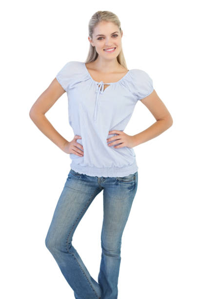 istock Blonde woman with hands on her hips 847160220