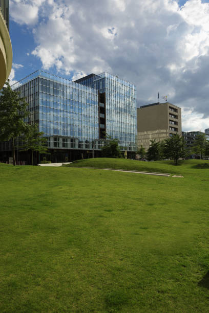 istock Building and park in Hamburg 847165538