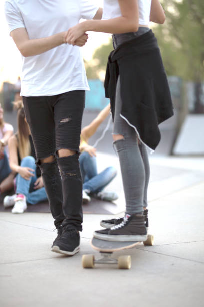 istock The first lesson at the skate. 847175940