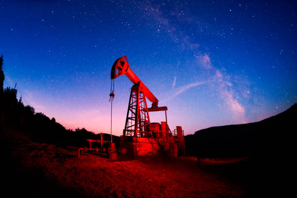 istock Ukrainian oil rocking in the Carpathians 847187844