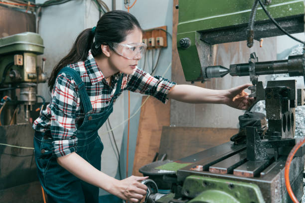 istock professional factory employee wearing goggles 847191198