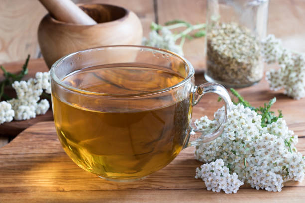istock A cup of yarrow tea 847191404