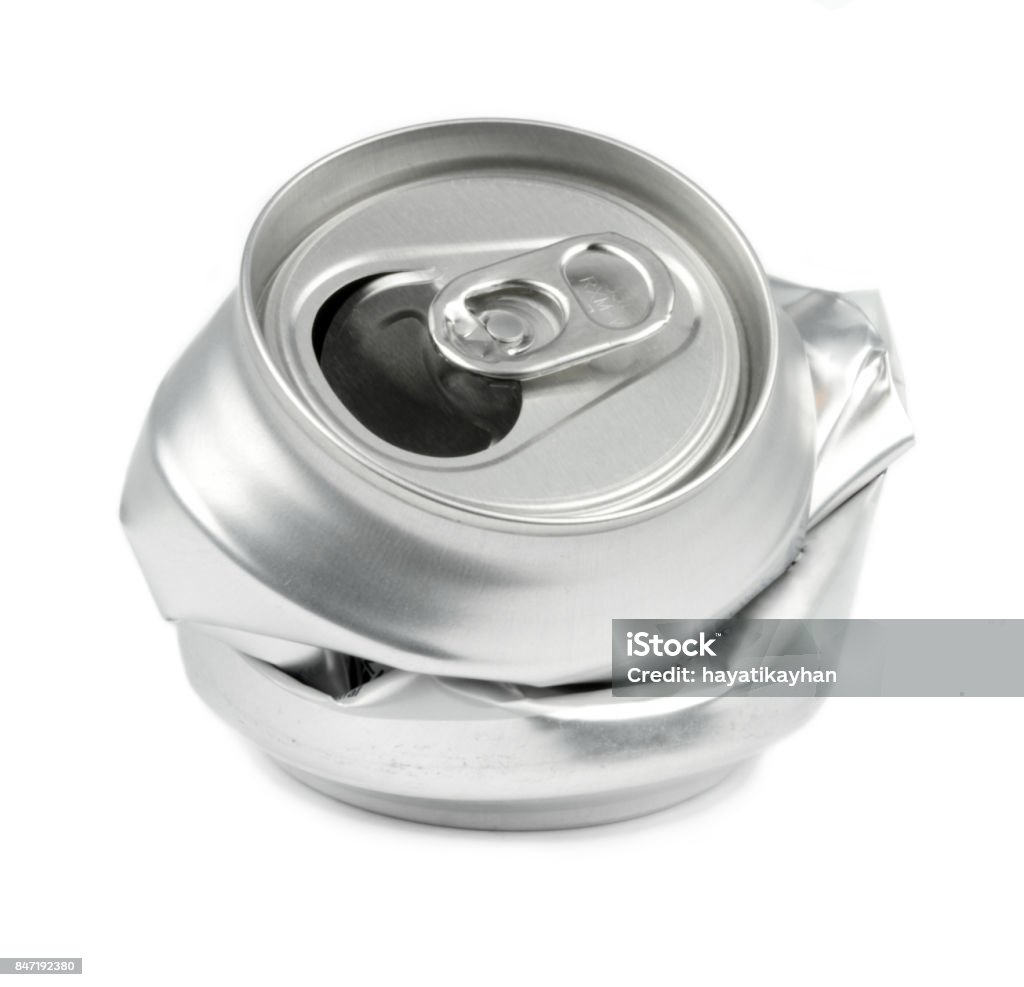 Crushed drink cans Crushed drink cans on white background. Can Stock Photo