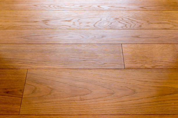 istock Shiny Wooden Panel Floor for Backgrounds 847203920