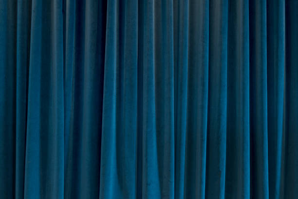 istock Blue Curtain for Backgrounds and Theater Themes 847203938