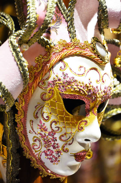 istock venetian masks close up 847213740
