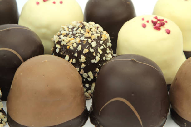 istock Chocolate coated cream puffs. Danish cuisine. 847232150