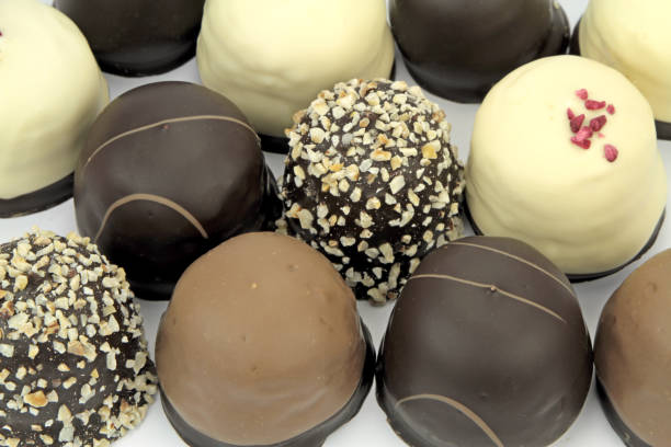 istock Chocolate coated cream puffs. Danish cuisine. 847232252
