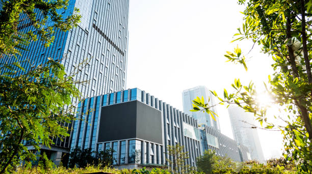 istock An electronic billboard outside the building 847237668