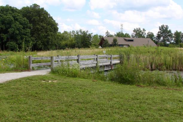 istock Wooden Bridge in the Park 847243932