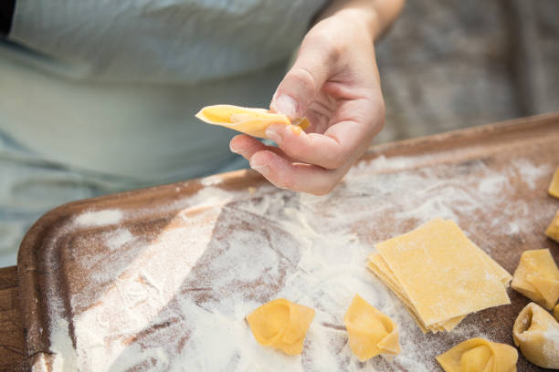 istock chef preparing handmade stuffed pasta tortellini 847248956