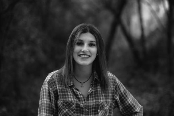 istock Beautiful girl at forest 847272166