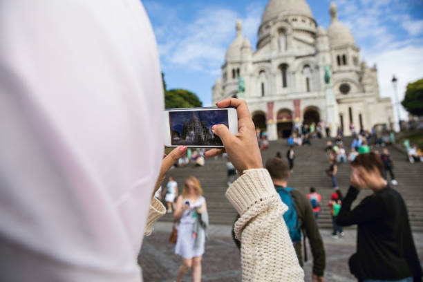 Arab youth in Paris - Middle eastern Millennials walking down the street of the capital of France.
