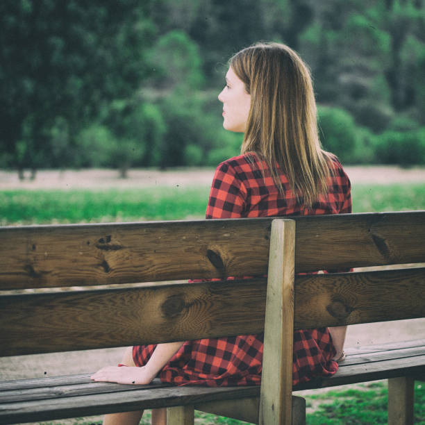 istock Beautiful girl at forest 847272876