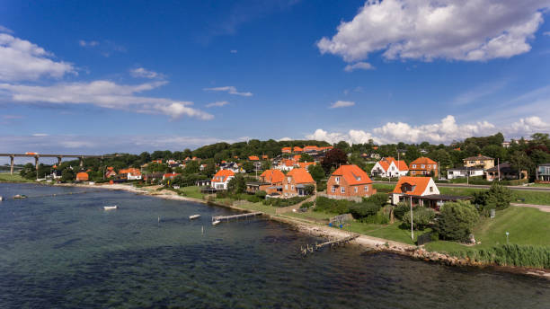 istock New Little Belt Bridge from drone view 847272926