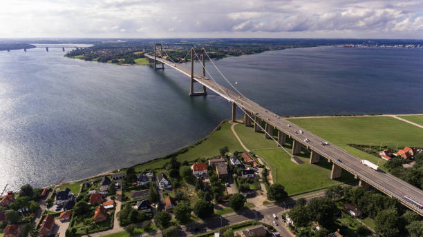 istock New Little Belt Bridge from drone view 847276940