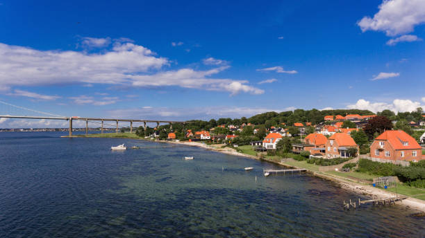 istock New Little Belt Bridge from drone view 847277084