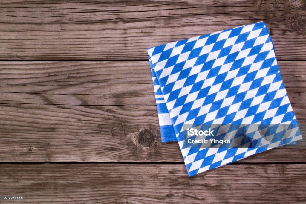 Oktoberfest alte hölzerne Hintergrund - Lizenzfrei Serviette Stock-Foto