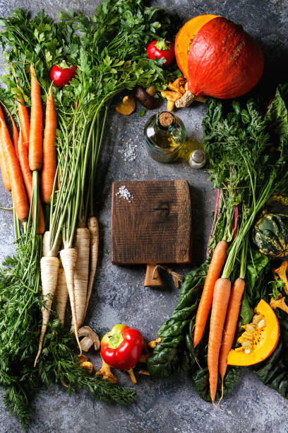 istock Variety of autumn harvest vegetables 847280166