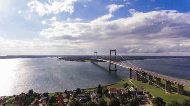 istock New Little Belt Bridge from drone view 847291586