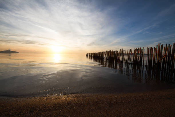 istock Beautiful sunrise at the beach, Saphan Hin,Phuket,Thailand 847297016