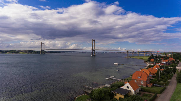 istock New Little Belt Bridge from drone view 847302018